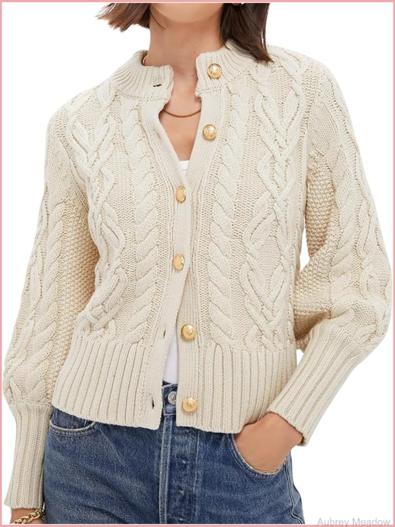 Twist Knit Open Front Long Sleeve Cardigan Sweater